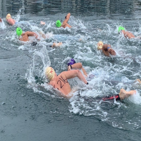 Michael McGlynn and Michelle Weber defended their 10km titles during Day 01 of the 2021 SA National Open Water Swimming Championships